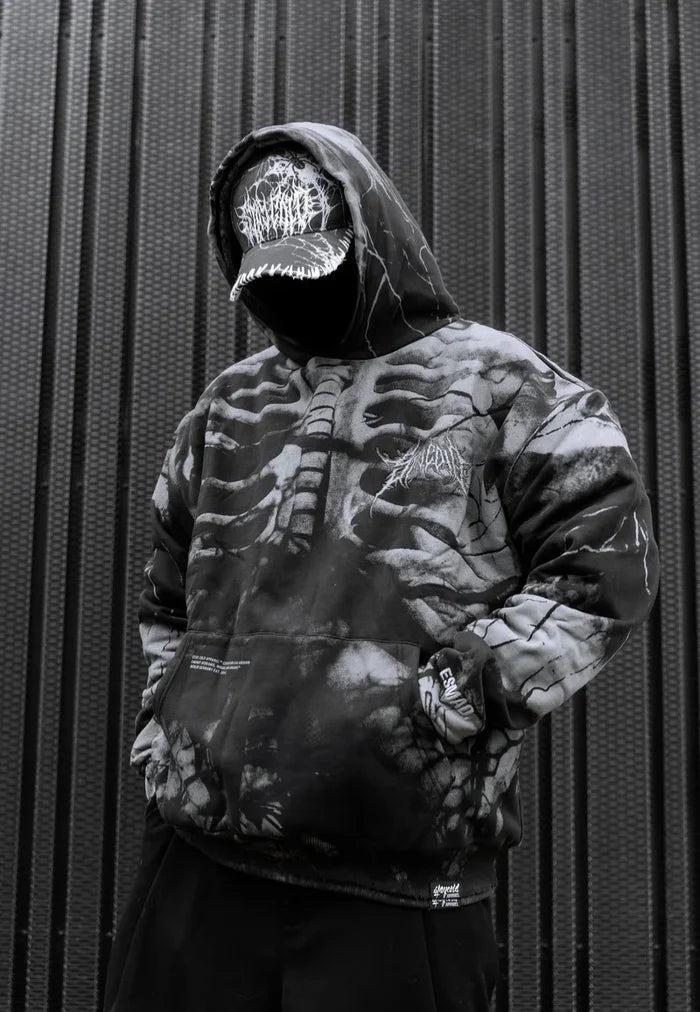 Anatomy Heavy Oversized Black - Hoodie