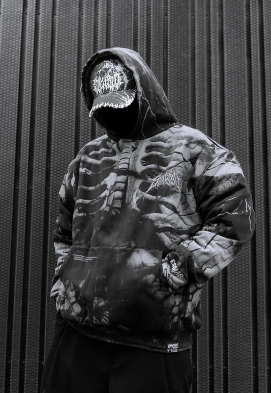 Anatomy Heavy Oversized Black - Hoodie