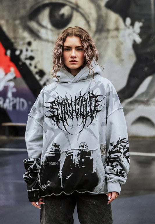 Earthworn Heavy Oversized Blue - Hoodie
