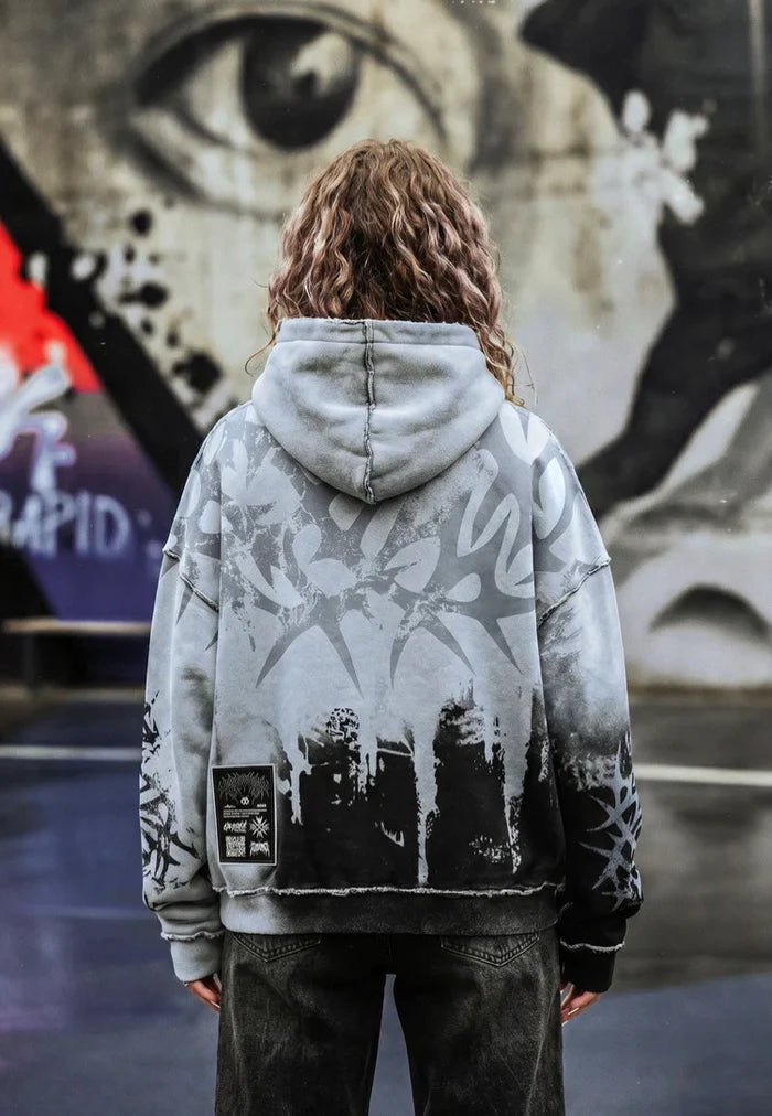 Earthworn Heavy Oversized Blue - Hoodie