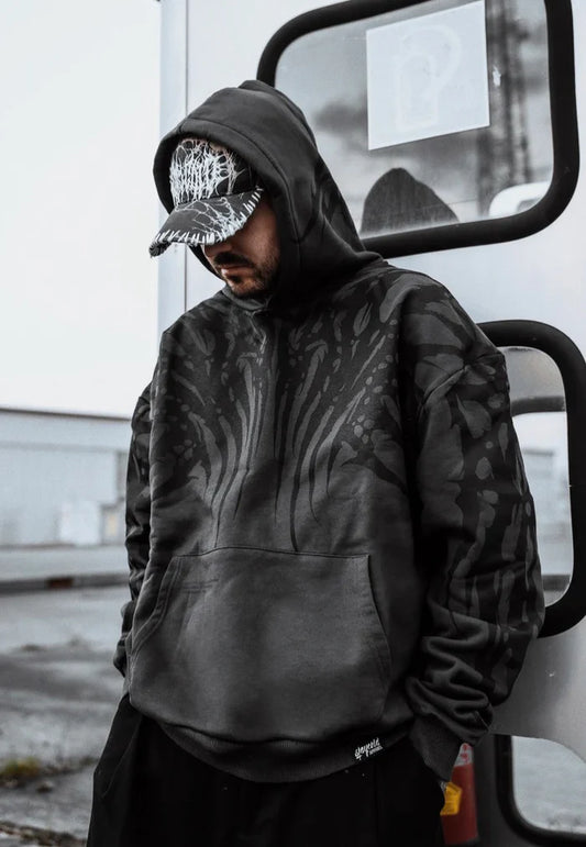 Necroblade Heavy Oversized Black - Hoodie