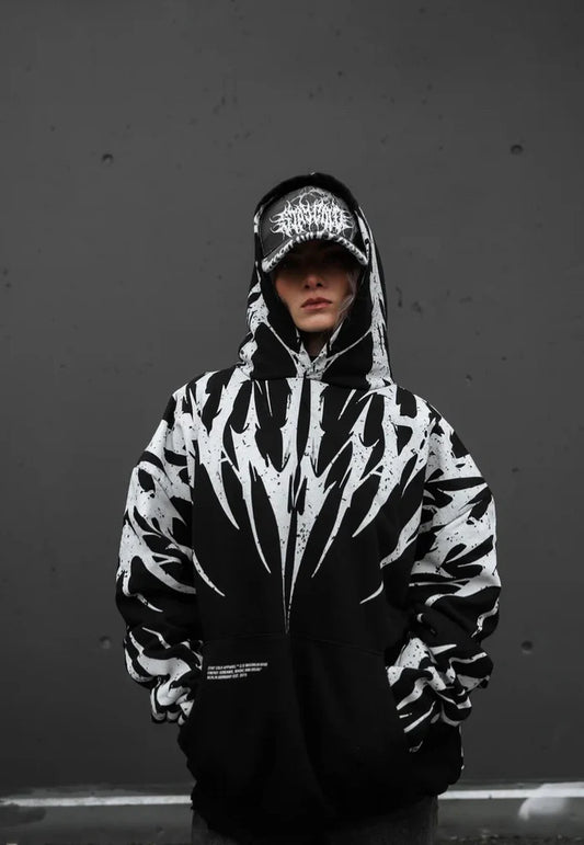 Thornbreaker Heavy Oversized Black - Hoodie